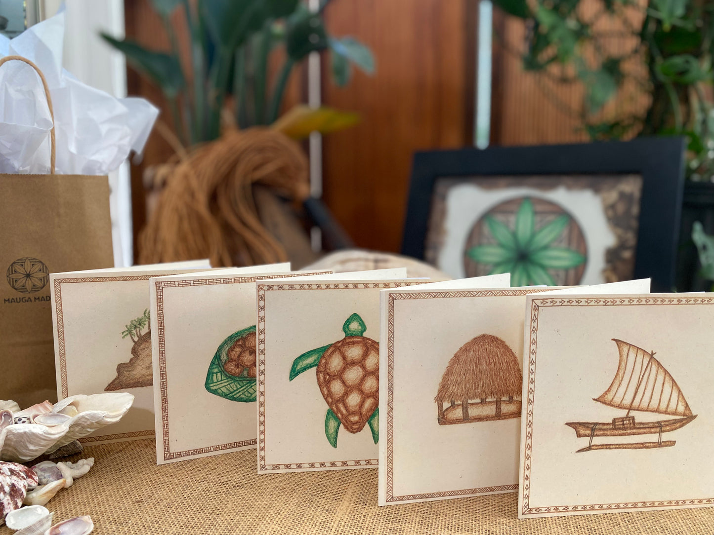 The MAOPUTASI COLLECTION greeting cards 5 pack