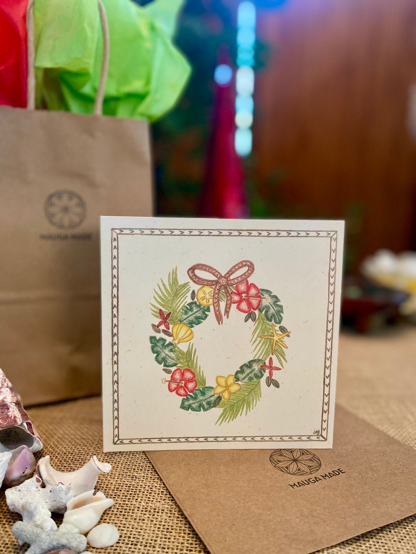 KERISIMASI WREATH greeting card