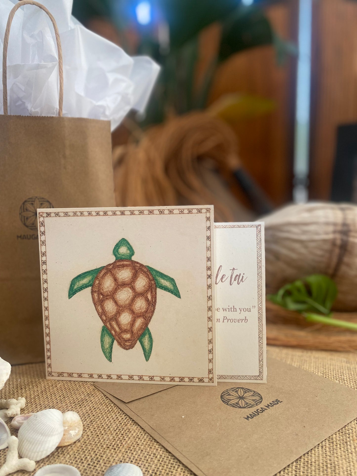 LAUMEI "turtle" greeting card